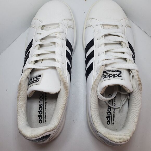 Adidas Cloud Foam Advantage AW4287 Shoes Sneakers Women's Size 8.5 White - Picture 9 of 12